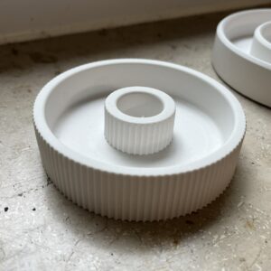 Kerzenhalter für Stabkerze mit Rillen