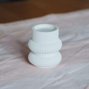 Teelichthalter geriffelt