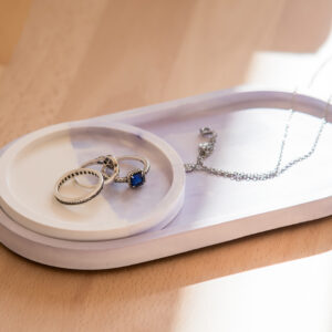 Set "Galaxy" - Ovales Tablett + Untersetzer