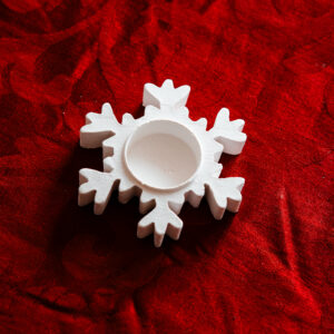 Teelichthalter Schneeflocke